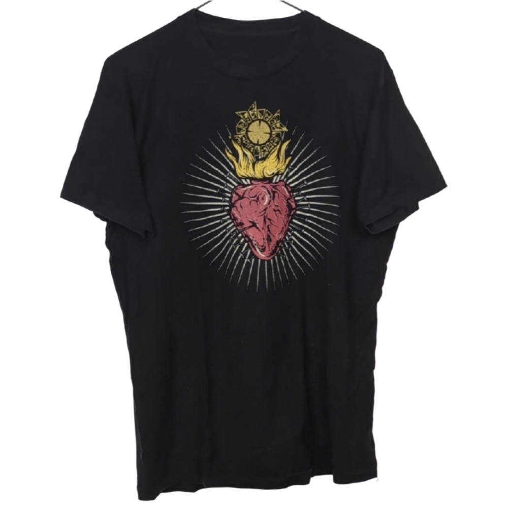 Tee Villain Mens Medium Black Hellraiser Hellbound Heart Short Sleeve‎ Tee Shirt
